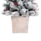 4ft. Pre-lit Frosted Ashcroft Fir Artificial Potted Christmas Tree, Clear Lights